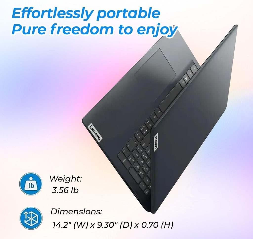 Lenovo Newly Designed 15.6' Business Laptop(2025/2026 Edition) | Intel 4-core Processor | 15.6' FHD (1920 x 1080) | 32GB DDR4 | 1TB PCIe SSD | Low-Blue Light | Military Durable | Windows 11 Pro
