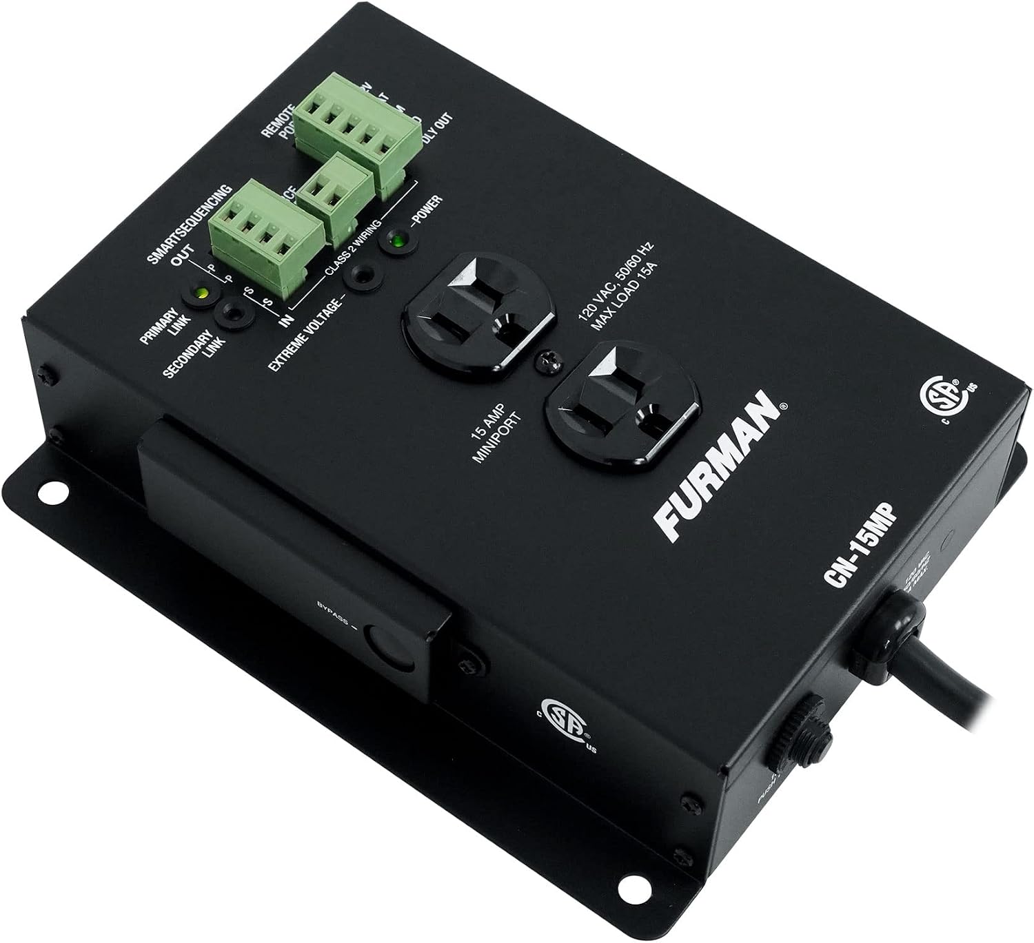 Furman Sound BlueBOLT CN-15MP 15A MiniPort Remote Duplex Smart Outlet