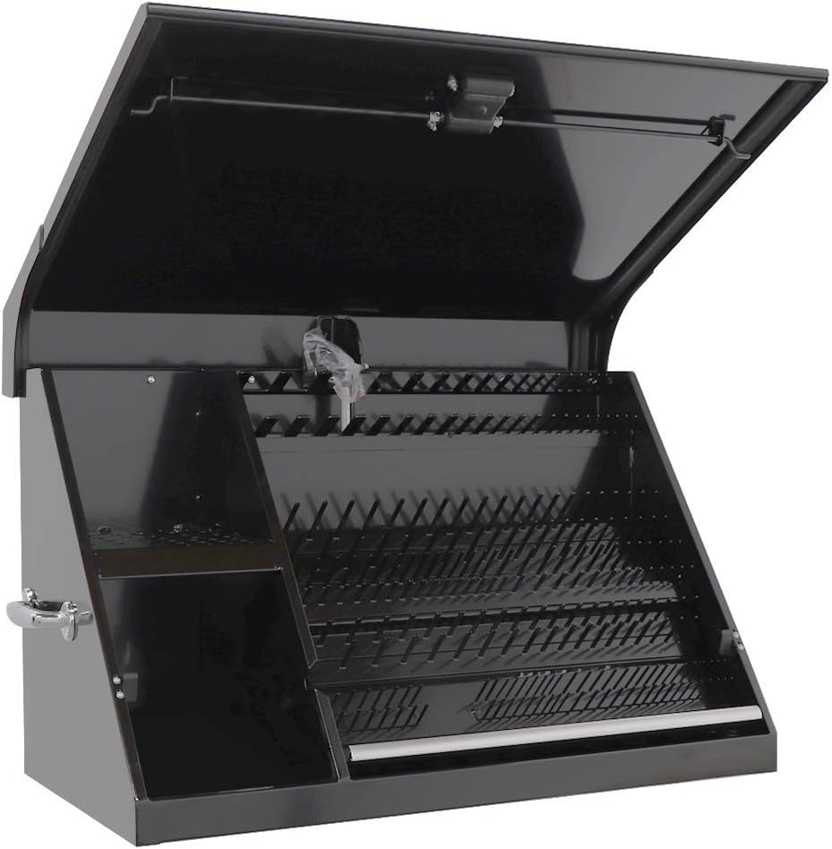 XL3617-36-Inch Portable Toolbox - 16-Gauge Construction - SAE and Metric Tool Chest - Weather Resistant Tool Box - (36' x 17')