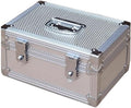 Storage Aluminum Alloy Outdoor Toolbox Office Receipt Box Home Storage Box Object Storage Box Cash Register Zero Cash Box Document Toolbox for Garage