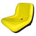 TRAC SEATS Yellow Tractor Seat for John Deere 325 335 345 355D GT225 GT235 GT235E LX255 LX277 LX279 LX288 Lawn Mower Tractor- AM131531, AM136044