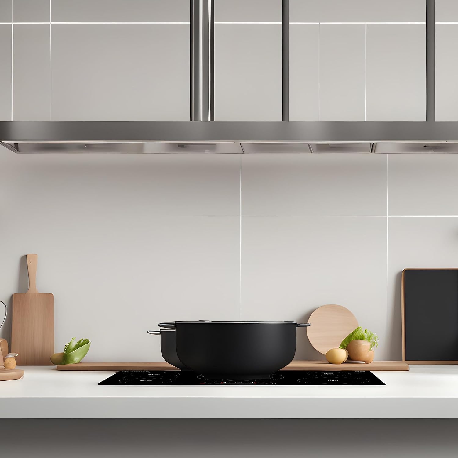 Equator 36-inch Electric Hybrid Cooktop with 3 Induction & 2 Ceramic Burners Dual Cooking Modes for Flexible, Fast, and Efficient Cooking Sleek Built-in Design
