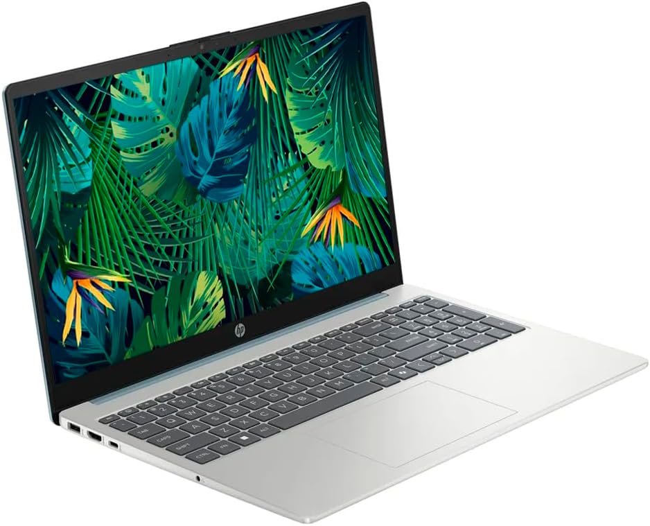 HP 15.6 inch Touch Business Laptop, Intel Core i3-N305, 8GB RAM, 256GB SSD, WiFi 6, Fast Charge, Copilot AI, Windows 11 Home, Moonlight Blue, 15-fd0130wm