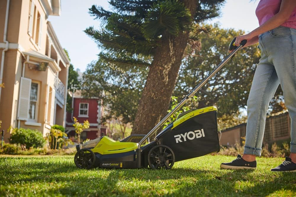 Ryobi OLM1833B Lawnmower Battery 18V ONE+ 33cm 35Lt Mulching 25-65mm Kit 4.0 Ah