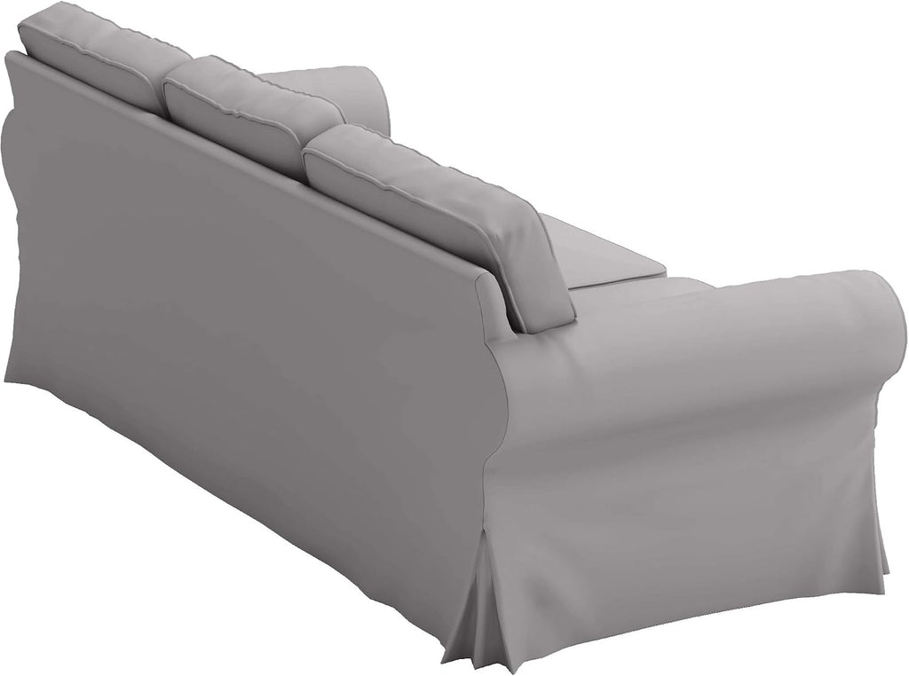 Heavy Duty UPPLAND (Not EKTORP) Sofa Cover Replacement Compatible with IKEA UPPLAND 3 Seat Sofa, Loveseat, Armchair, Sectional Corner, or Footstool Slipcover Only (Uppland Sofa Light Gray)