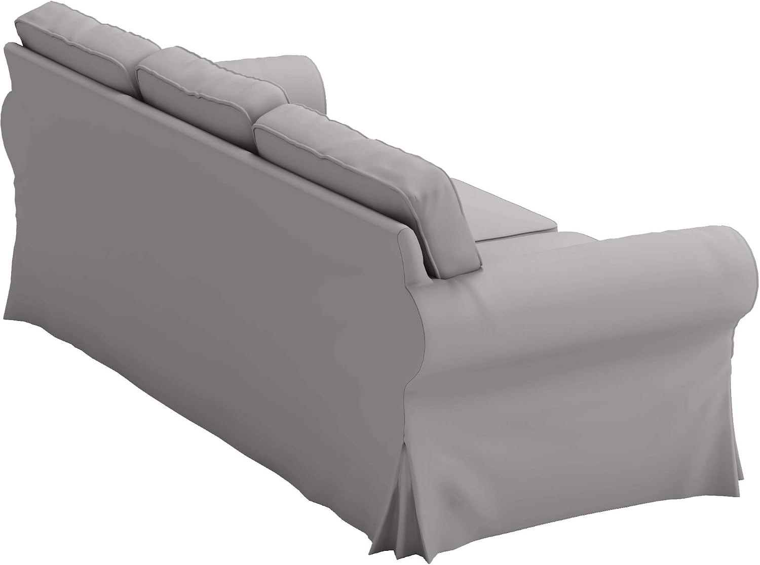 Heavy Duty UPPLAND (Not EKTORP) Sofa Cover Replacement Compatible with IKEA UPPLAND 3 Seat Sofa, Loveseat, Armchair, Sectional Corner, or Footstool Slipcover Only (Uppland Sofa Light Gray)