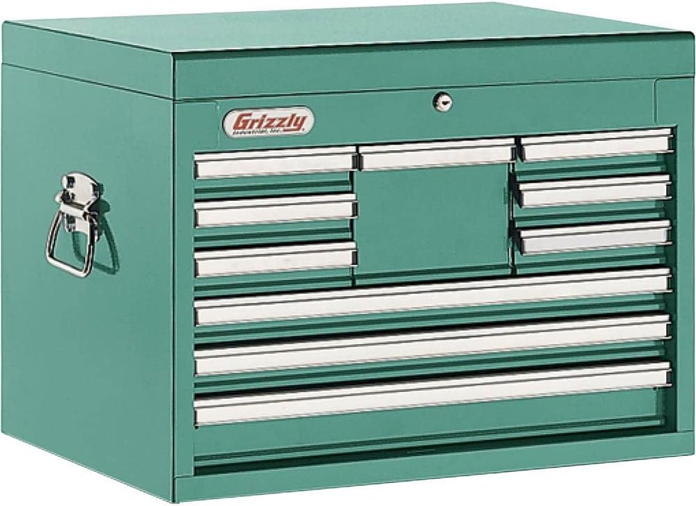 Grizzly Industrial H5652-10-Drawer Full-Depth Tool Chest