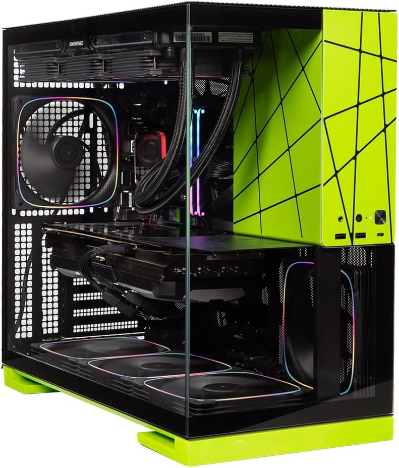 Skytech Gaming Viper Desktop PC, Ryzen 7 9800X3D 4.7 GHz (5.2 GHz), NVIDIA RTX 5080 16GB, 2TB NVMe SSD, 64GB DDR5 RAM 6000 RGB, 850W Gold ATX 3 PSU, 360mm ARGB AIO, Wi-Fi, Win 11