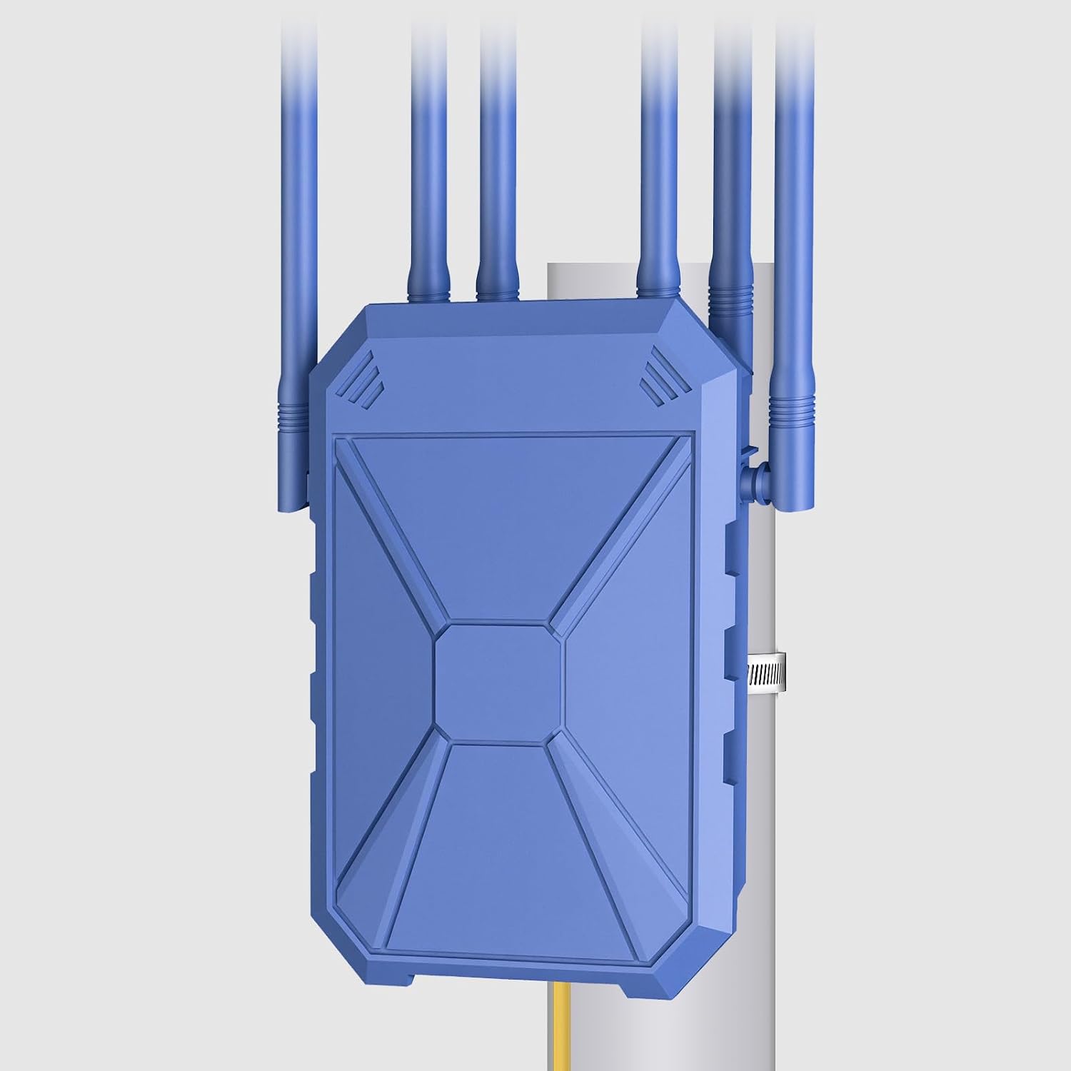 AX3000 WiFi Extender Signal Booster Outdoor WiFi 6 Extender, Long Range Outdoor Wireless Gigabit Access Point, IP67 Weatherproof, PoE Power Supply, for Starlink, Garage, Farm, Yard, RV