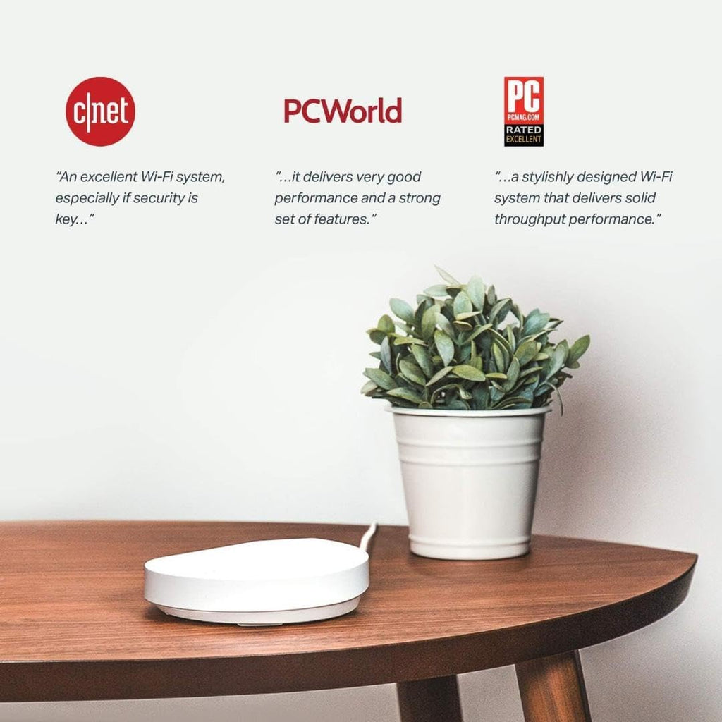 TP-Link Deco M5 Mesh WiFi System - Up to 5,500 sq. ft. Whole Home Coverage and 100+ Devices,WiFi Router/Extender Replacement, Anitivirus, 3-Pack