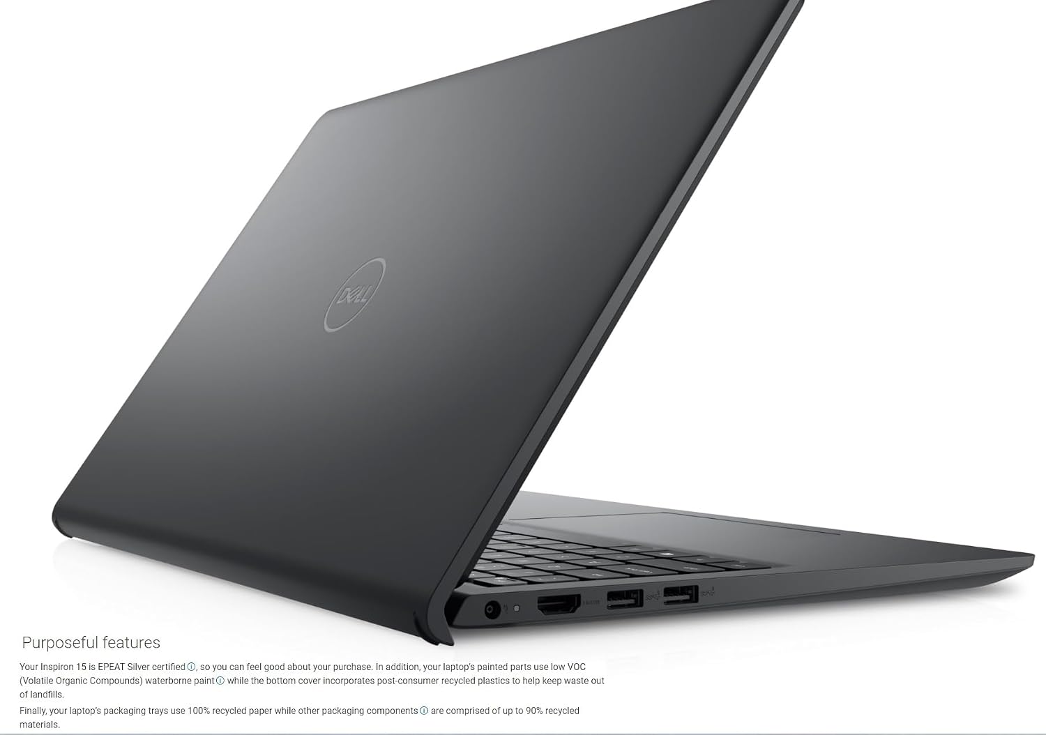 Dell 2023 Inspiron 15 Business Laptop, 15.6' 1920x1080 FHD, 12th Gen Intel i5-1235U 4.4 GHz,16G RAM, 512G SSD, Win 11 Pro, Webcam, Bluetooth, Carbon Black