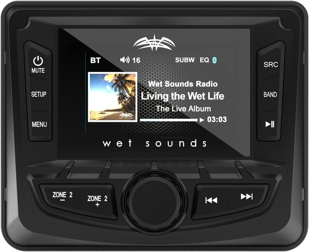 Wet Sounds | WS-MC-2 | AM/FM/Weather Band Tuner with RBDS and SiriusXM-Ready®