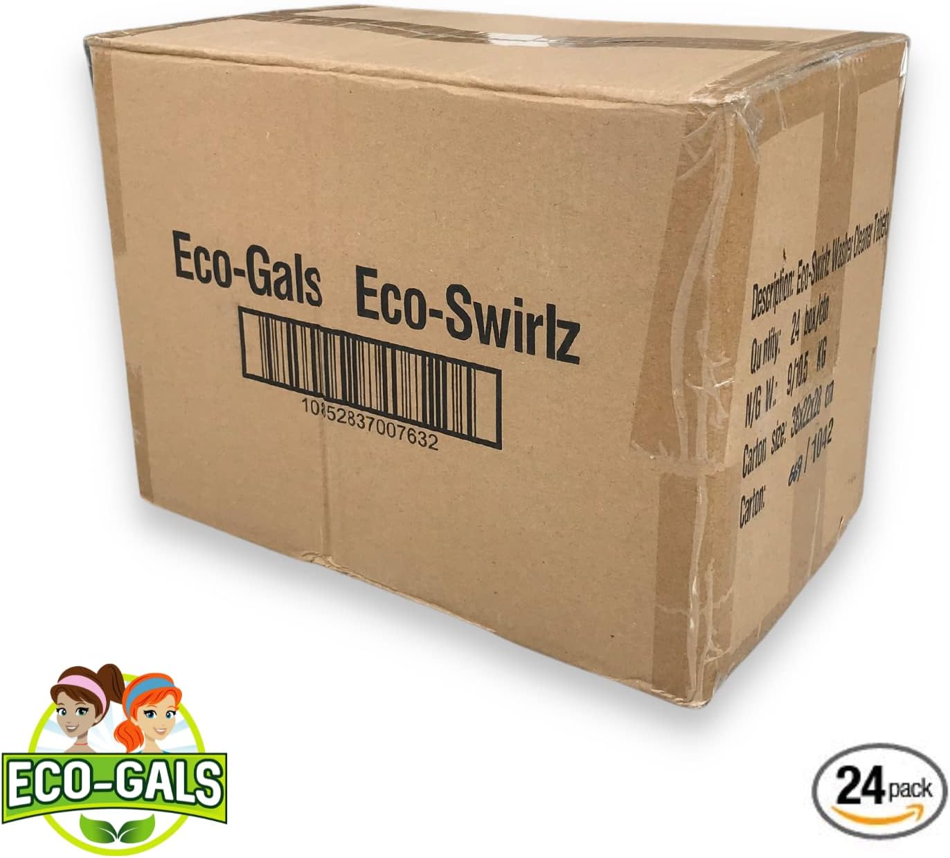 ECO-GALS Eco Swirlz Bulk Wholesale Washing Machine Cleaner for Cleaning Business, Laundromats, and Shared Laundry