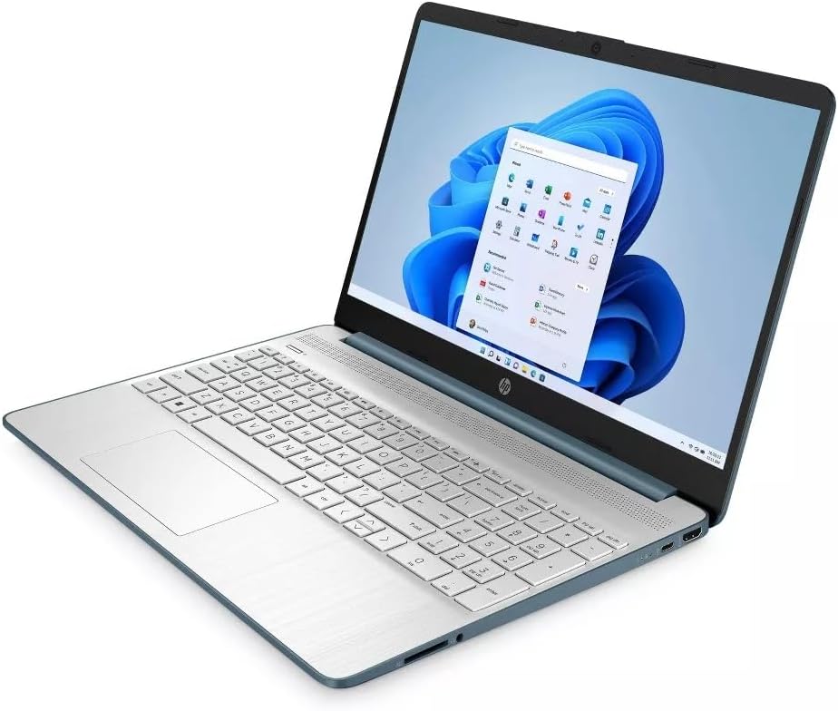 HP 15 Slim Laptop in Ocean Blue Intel 10-core i5-1235u up to 4.2GHz 8GB RAM 256GB SSD 15.6in FHD LCD WiFi HDMI Win 11 (15-DY58 - Renewed)