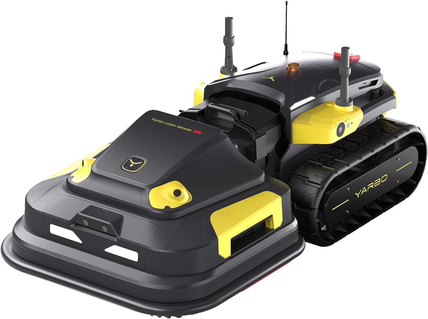 YARBO Robot Lawn Mower Pro with Modular Design for Large Yard up to 6 Acres, Perimeter Wire Free APP Control Robotic Lawnmower with 0.8'-4.0' Cutting Height, AI Vision & RTK for Navigation
