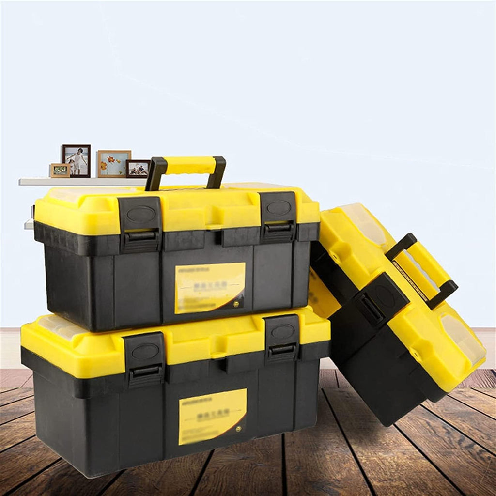 LIOONS Tool Box Portable Plastic Multifunction Tool Boxes High Capacity Tool Kit Non-Slip Handle Storage Case Storage Tool Set