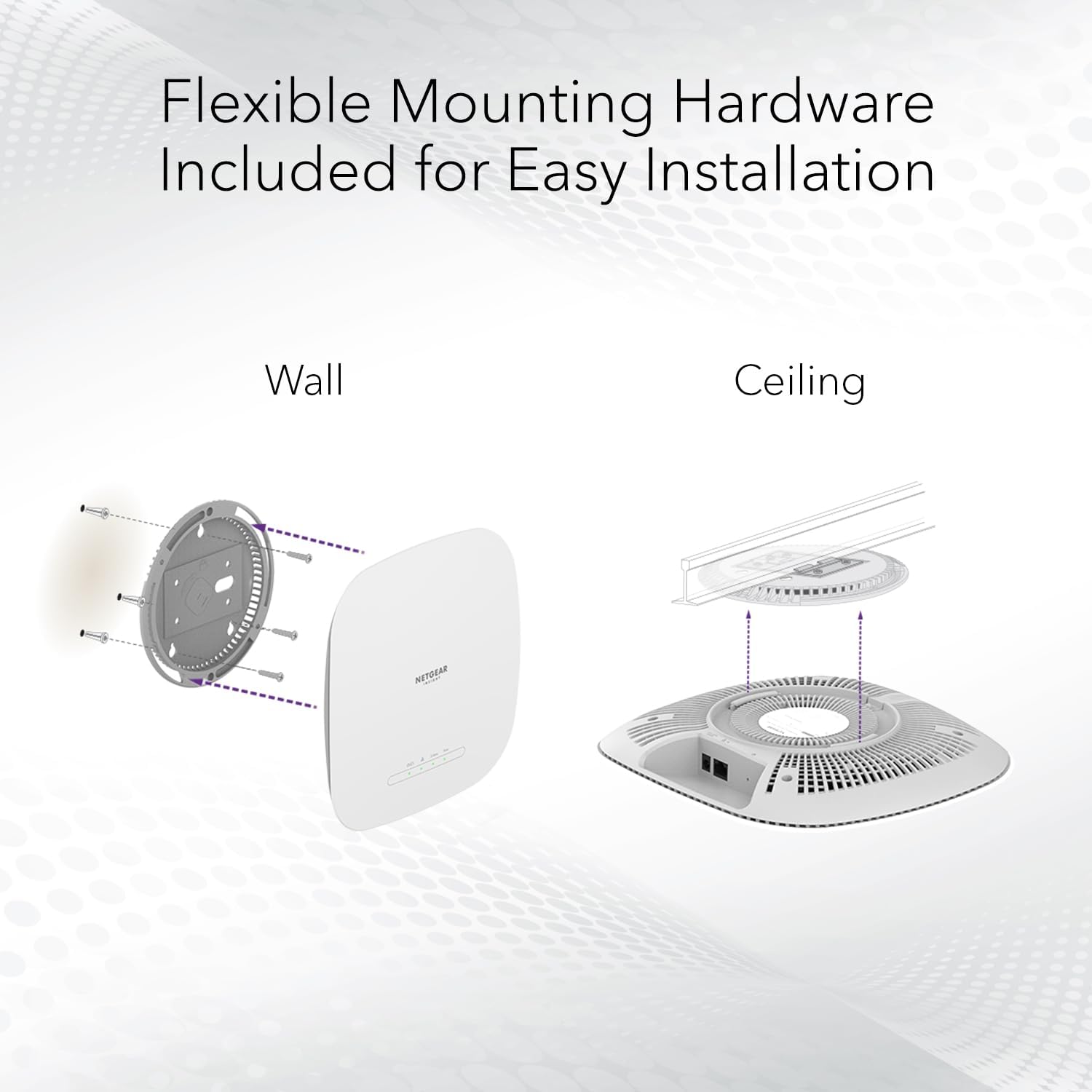NETGEAR Cloud Managed Wireless Access Point (WAX615PA) - WiFi 6 Dual-Band AX3000 Speed | Up to 256 Client Devices | 802.11ax | Insight Remote Management | PoE+ Powered or Included AC Adapter