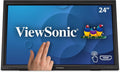 ViewSonic TD2423D 24 Inch 1080p Touch Screen Monitor, 10-Point Multi IR Touch for Retail POS and Kiosk, 7H Scratch-Resistant Glass, Eye Care, 100x100mm VESA Compatible, HDMI, VGA, DisplayPort, USB Hub