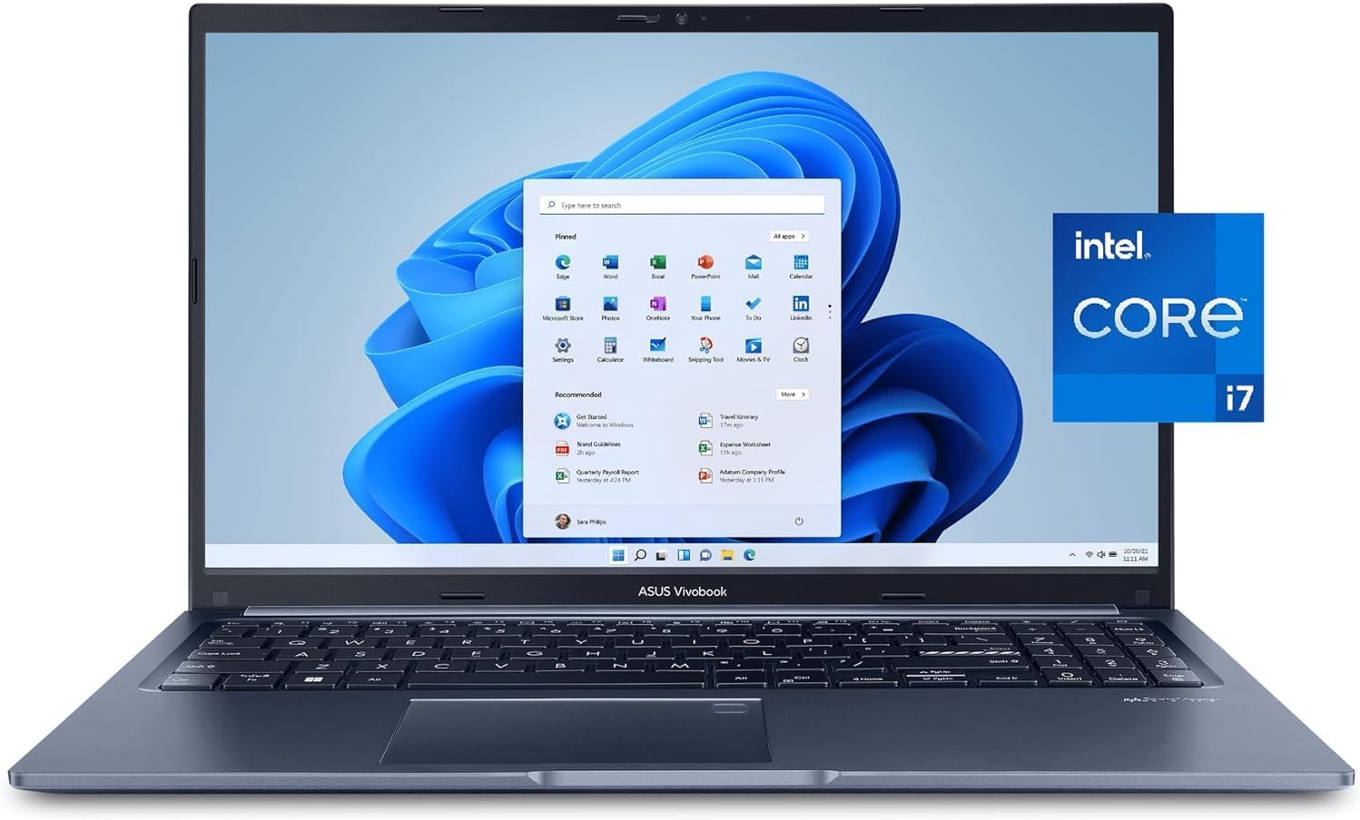 ASUS Vivobook 15.6' Touch Laptop | Intel Core i7-1255U Processor | Intel Iris Xe Graphics | | Backlit | Fingerprint | 16GB RAM | 512GB SSD | Windows 11 Home | Bundle with Stylus Pen
