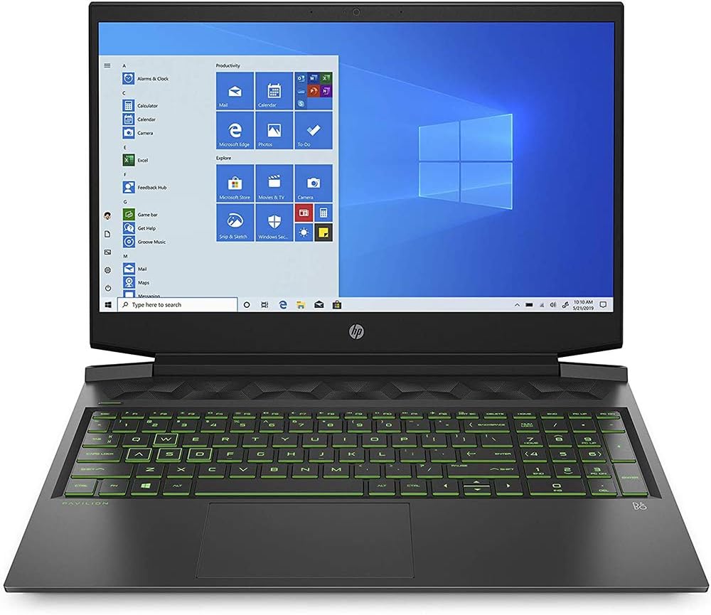 HP 16-a0030nr Pavilion Gaming 16 Laptop NVIDIA GeForce GTX 1660 Ti Max-Q Intel Core i7-10750H 16GB DDR4 RAM, 512GB PCIe NVMe SSD, 16.1' Full HD Windows 10 Home Backlit Keyboard(16-a0030nr, 2020 Model)