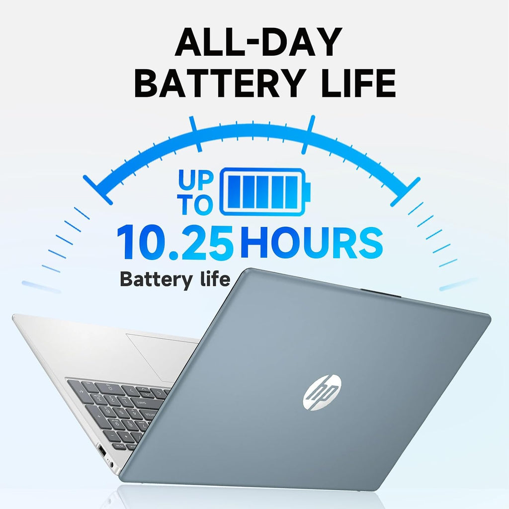 HP 15.6' FHD Touchscreen Laptop Computer for Student & Business, Intel 8-Core Processor, 16GB RAM, 512GB SSD, WiFi 6, Bluetooth 5.3, HDMI, Type-C, Windows 11 Pro & Accessoires, Blue