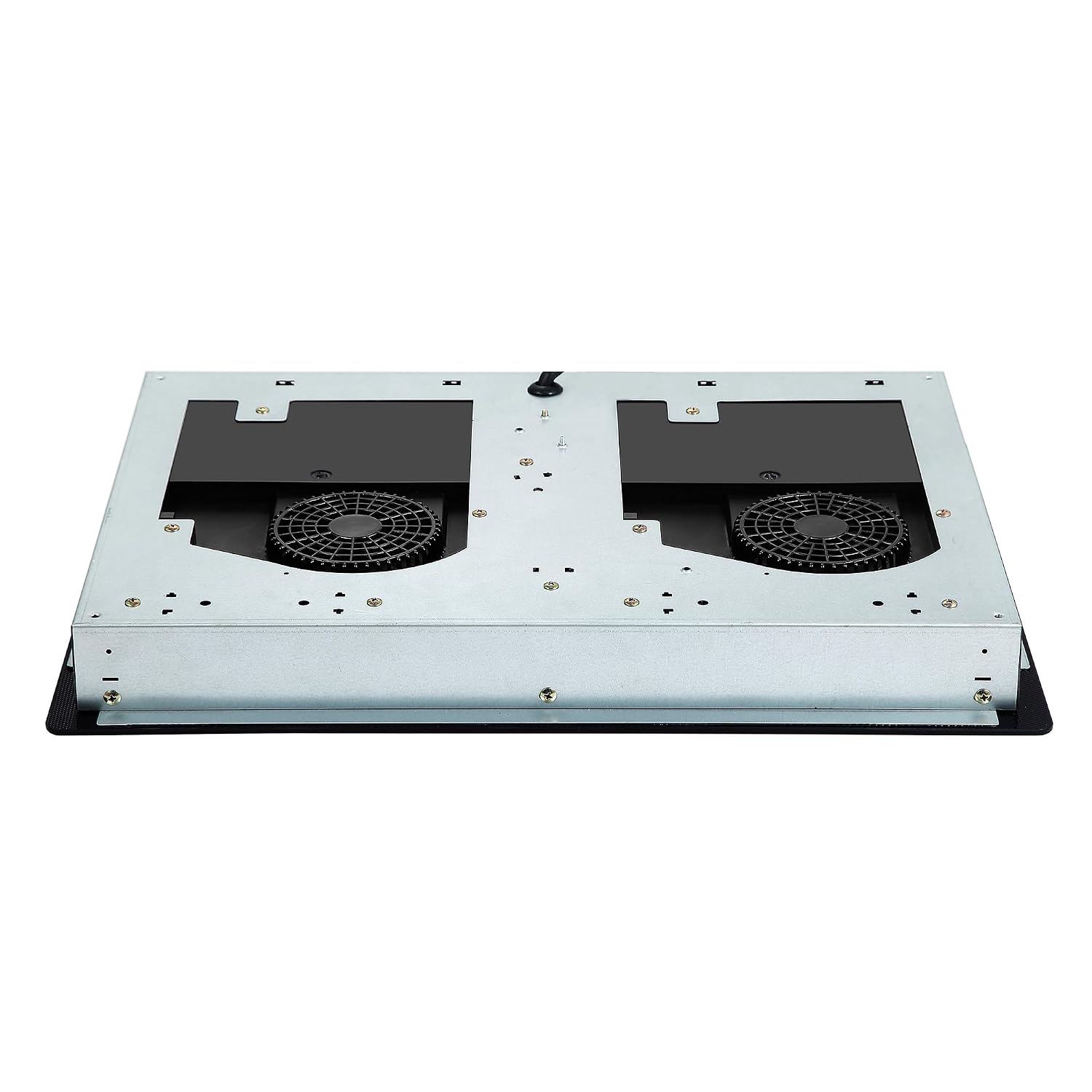 20 in. Horizontal 2 elements Dual Induction Cooktop ceramic glass surface 9 Power Built in/Freestanding 110V Black