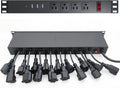 20-Outlet 1U Rack Mount PDU Power Strip – 3 USB-A & 1 USB-C Ports, Wide-Spaced Outlets, 6-Foot Cord, Built-in 15A Overload Switch for 19-Inch Server, AV & Network Racks