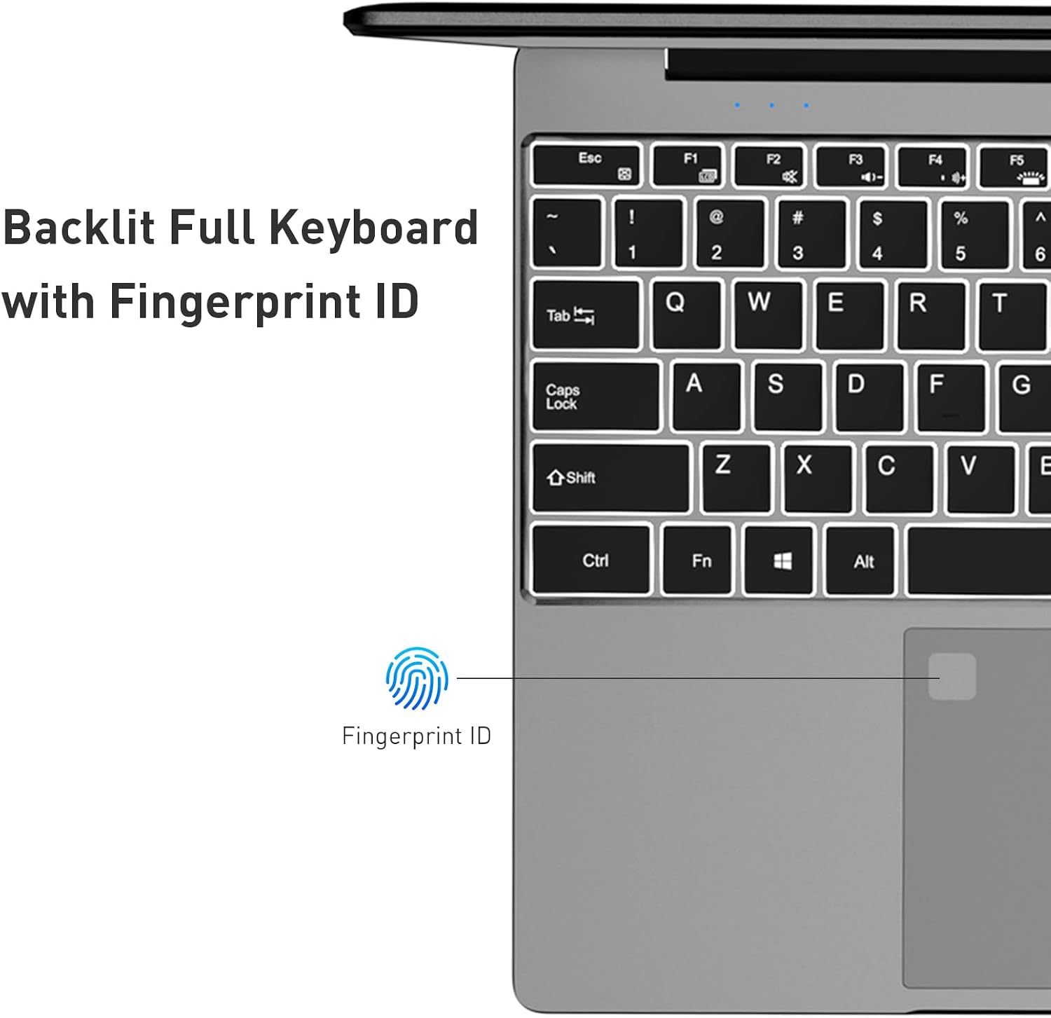 Auusda Business Laptop Computer for Work, Notebook PC for College Students, 15.6' FHD Display, 4-Core Processor, Backlit Keyboard, Fingerprint ID, Up to 10TB Storage, 16GB DDR4 RAM, 1TB NVMe, Silver