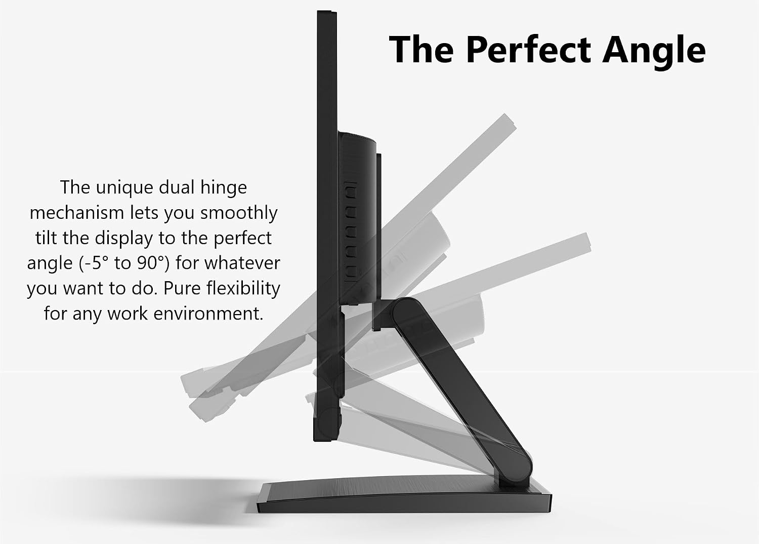 acer UT241Y Abmihuzx 23.8' IPS Full HD Touch Monitor | Adaptive-Sync Support (FreeSync Compatible) | 75Hz Refresh | 4ms | Tilt & Height Adjustment | 1 x USB 3.1 (Type-C), 1 x HDMI & 2 x USB 3.2 Ports