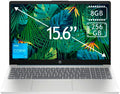 HP 15.6 inch Touch Business Laptop, Intel Core i3-N305, 8GB RAM, 256GB SSD, WiFi 6, Fast Charge, Copilot AI, Windows 11 Home, Moonlight Blue, 15-fd0130wm