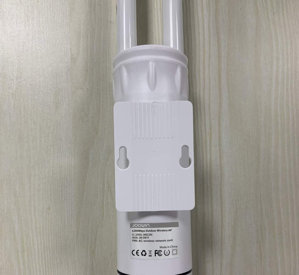 AC1200 High Power Outdoor Wireless Access Point Weatherproof WiFi Range Extender with POE Dual Band 2.4G&5.8GHz 802.11AC Wireless WiFi Access Points/Repeater/Router/Bridge Mode, 2x5dBi Antenna