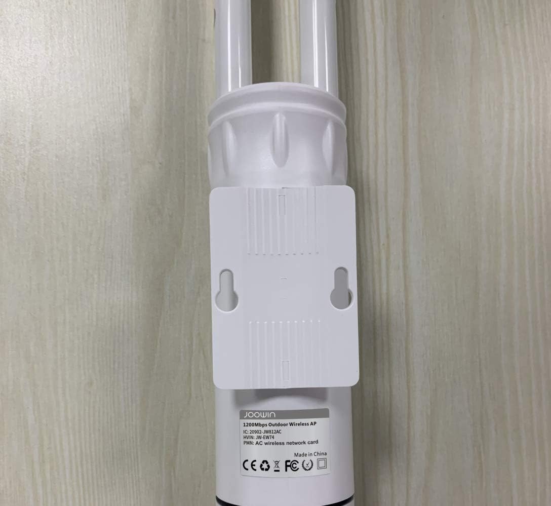 AC1200 High Power Outdoor Wireless Access Point Weatherproof WiFi Range Extender with POE Dual Band 2.4G&5.8GHz 802.11AC Wireless WiFi Access Points/Repeater/Router/Bridge Mode, 2x5dBi Antenna