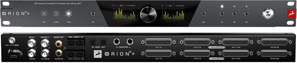Antelope Audio USB Audio Interface w/32 Channel Mixing, Recording Studio Equipment for Production — Thunderbolt 3 Pro Audio Device Orion 32+ Gen 4 for PC Computer — Windows, macOS