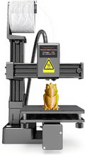 Pomya Mini 3D Printer, Portable Small FDM3D Printer for Kids and Beginners, 100 x 100 x 100mm Printing Size, 10-40mm / s Printing Speed, Supported 1.75mm TPU PLA (Black)