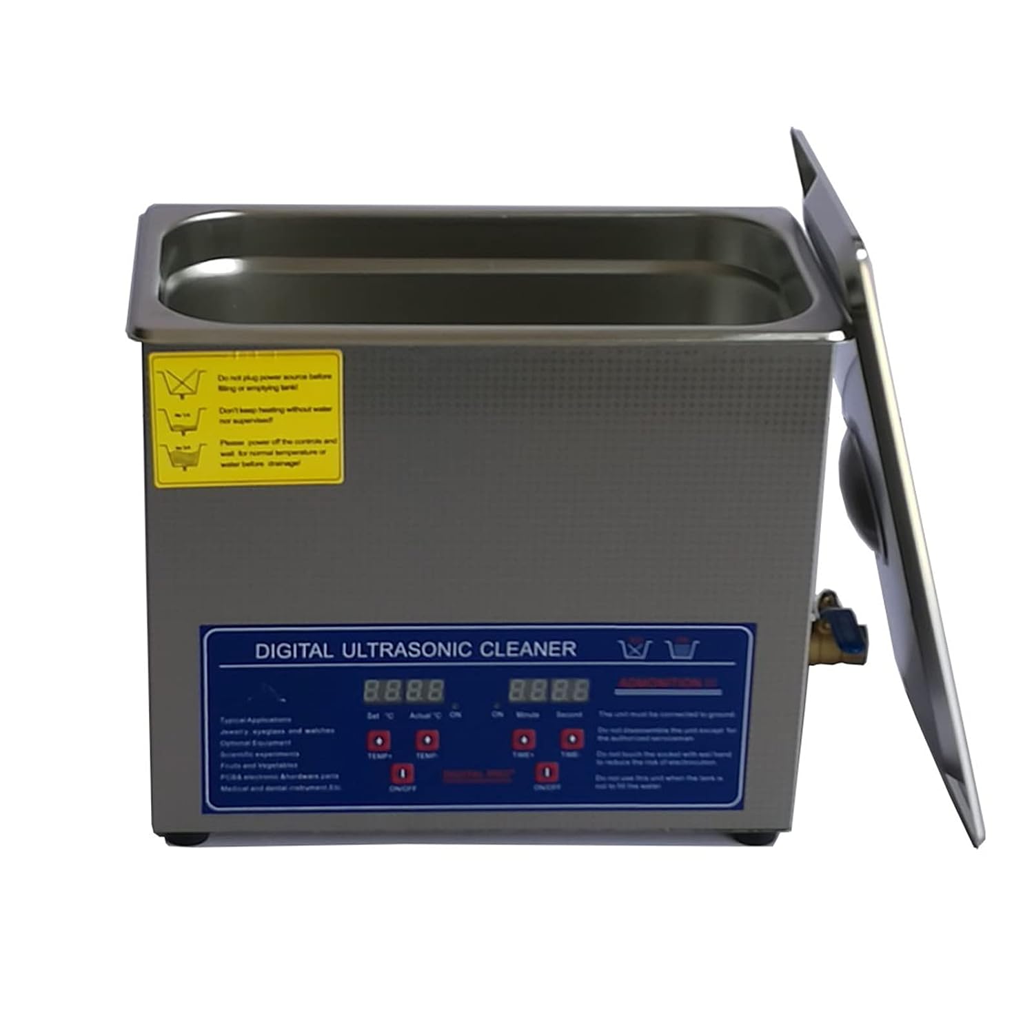 6L Digital Ultrasonic Cleaner Stainless Steel Washing Machine with Cleaning Basket JPS-30A