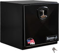 Buyers Products 1752799 Pro Series Stainless Steel Underbody Truck Tool Box, 18 x 18 x 18 In, 12 Ga Powder-Coated Steel, Locking T-Latch, Weatherproof Drop Door, Continuous Hinge, Black, Made in USA