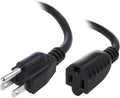 10 PCS, 16AWG Power Extension Cord Cable, Black 25 Feet, CNE592473