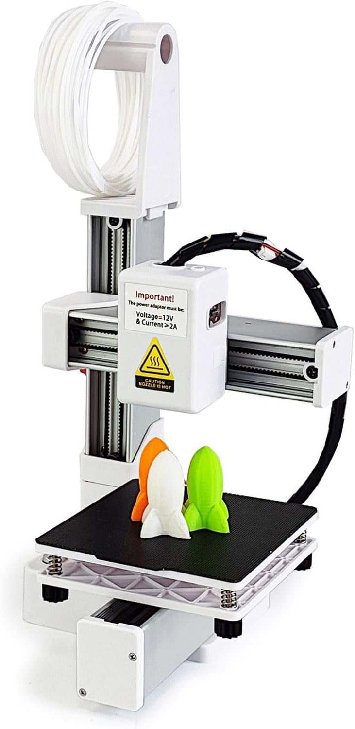 Mini 3D Printer, 3D Printers for Beginners, Printing Size, Support 1.75mm TPU PLA, Small 3D Printing Machine with (US Plug)