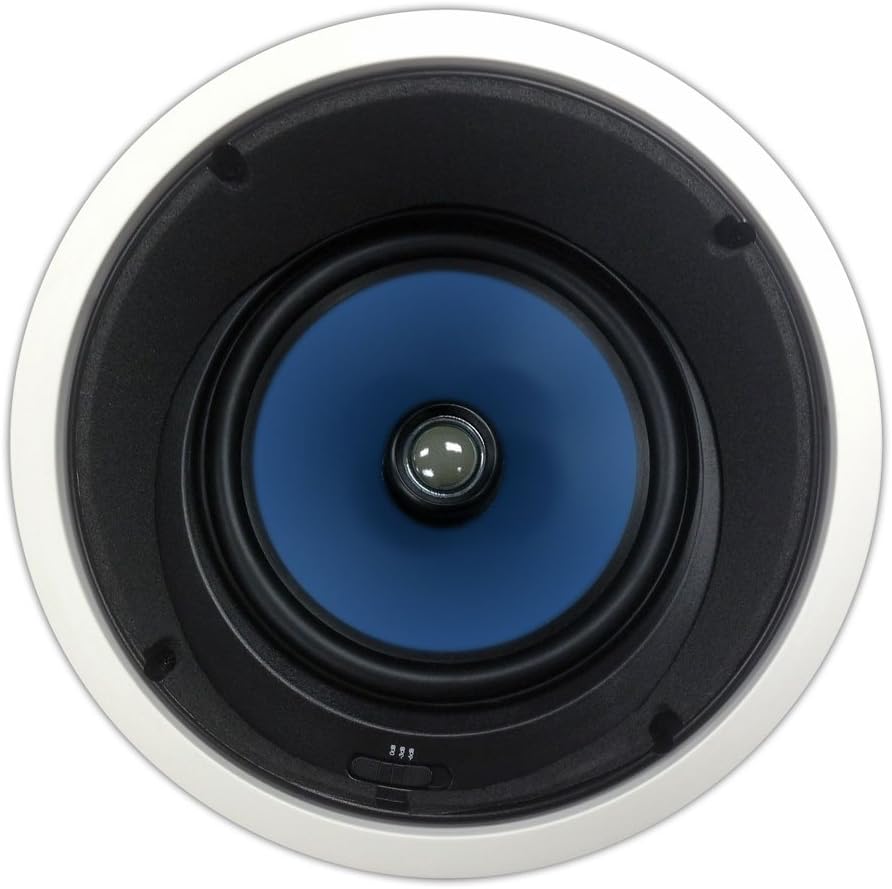 82AC Silver Ticket In-Ceiling Speaker with Pivoting Tweeter & Angled Woofer (8 Inch Angled in-ceiling) 11.3 inch overall size
