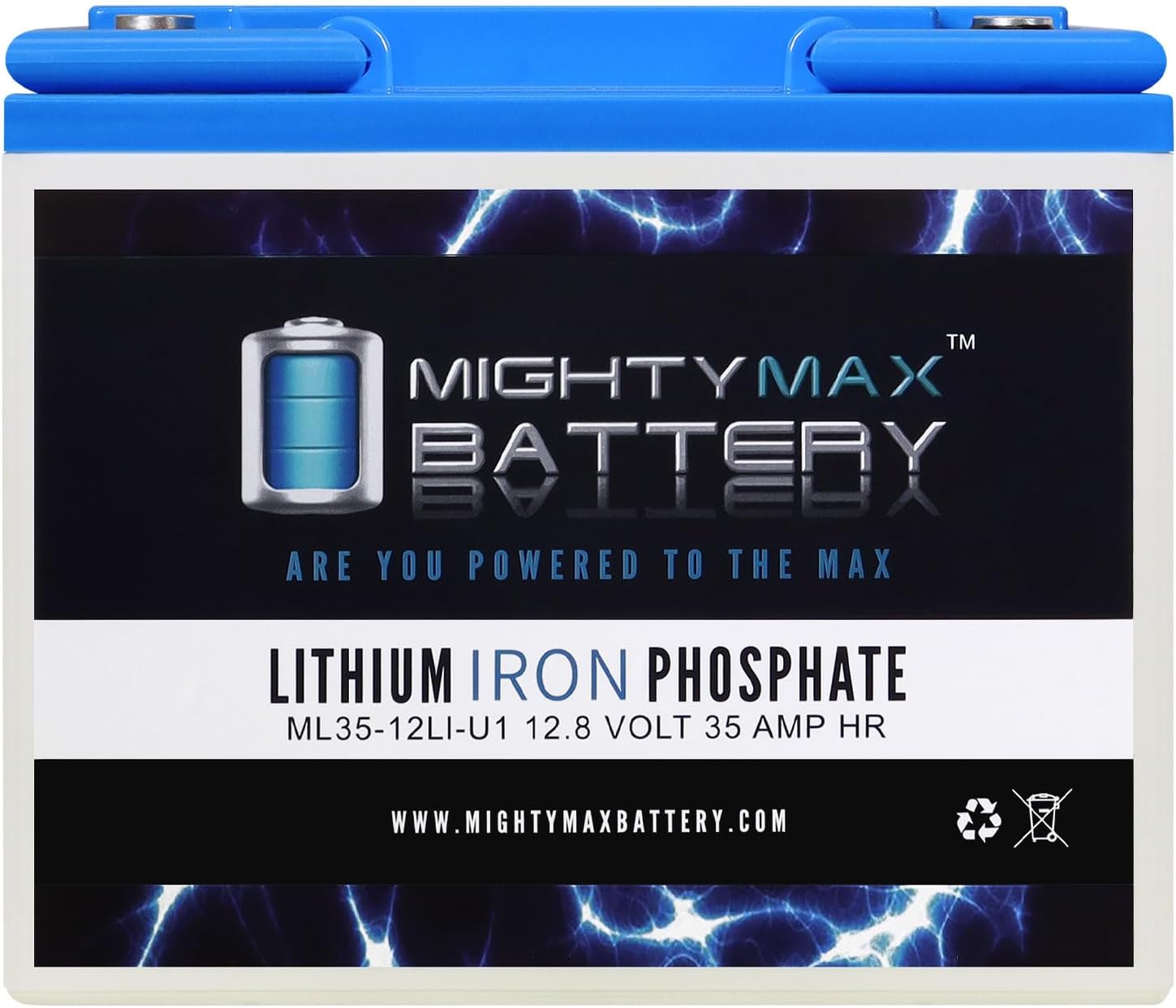 Mighty Max Battery 12V 35AH U1 Lithium Battery Replaces Craftsman 25780 Lawn Tractor and Mower