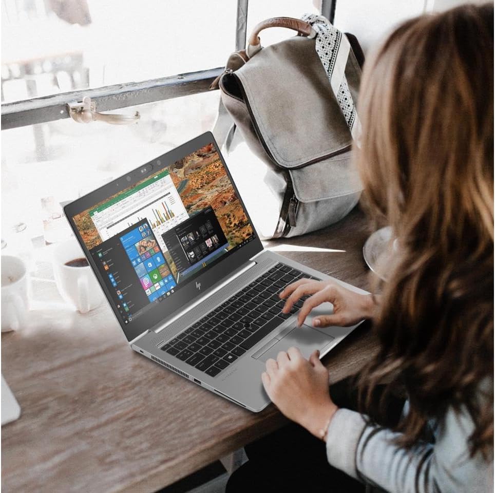 HP EliteBook 840 G6 14' FHD Business Laptop Computer, Intel Core i5-8265U, 32GB DDR4 RAM, 1TB NVMe SSD, Fingerprint, Backlit Keyboard, HDMI, Windows 11 Pro（renewed)