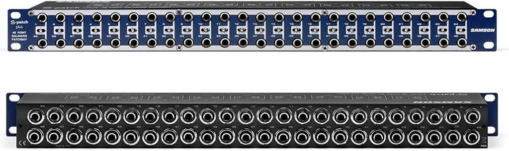 Samson S-Patch Plus 48-Point Audio Patch Bay with 1/4-Inch Phone Connections