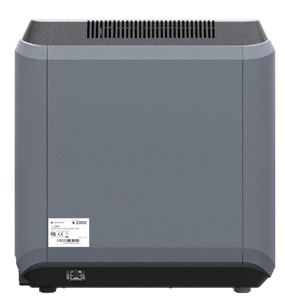 Monoprice Voxel 3D Printer - Fully Enclosed with Removable Heated Build Plate (150 x 150 x 150 mm) Touch Screen, 8GB And Wi-Fi, Black/Gray, Large