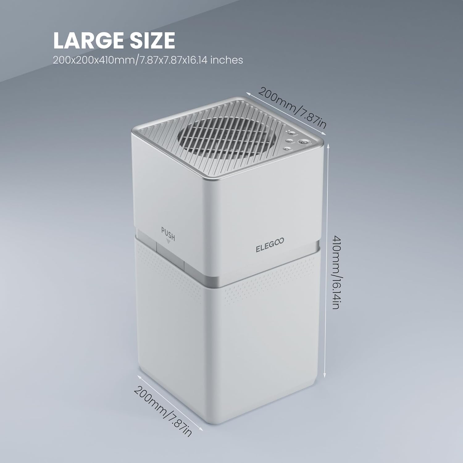 ELEGOO MARSMATE Air Purifier, Remove Up to 95% TVOC, Compatible with Saturn 8k, Saturn 2, Saturn 3, Saturn 3 Ultra, Mars 4 DLP, Mars 4 MAX, Jupiter, Jupiter SE, Saturn 4, Saturn 4 Ultra 3D Printers