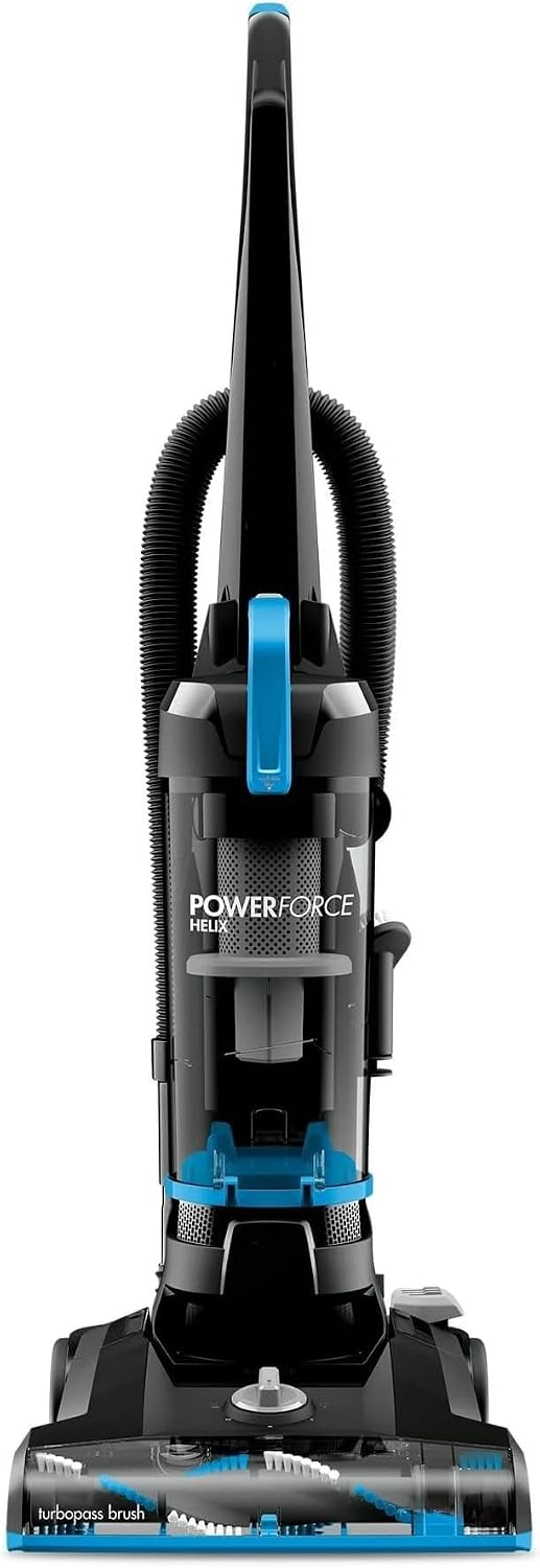 Power Force Helix Bagless Upright Vacuum, Powerful Suction for Pet Hair,Carpet, Tile & Hardwood,Cleaning, Scatter-Free Technology, Large Dirt Tank, 23ft Cord, 5 Height Settings