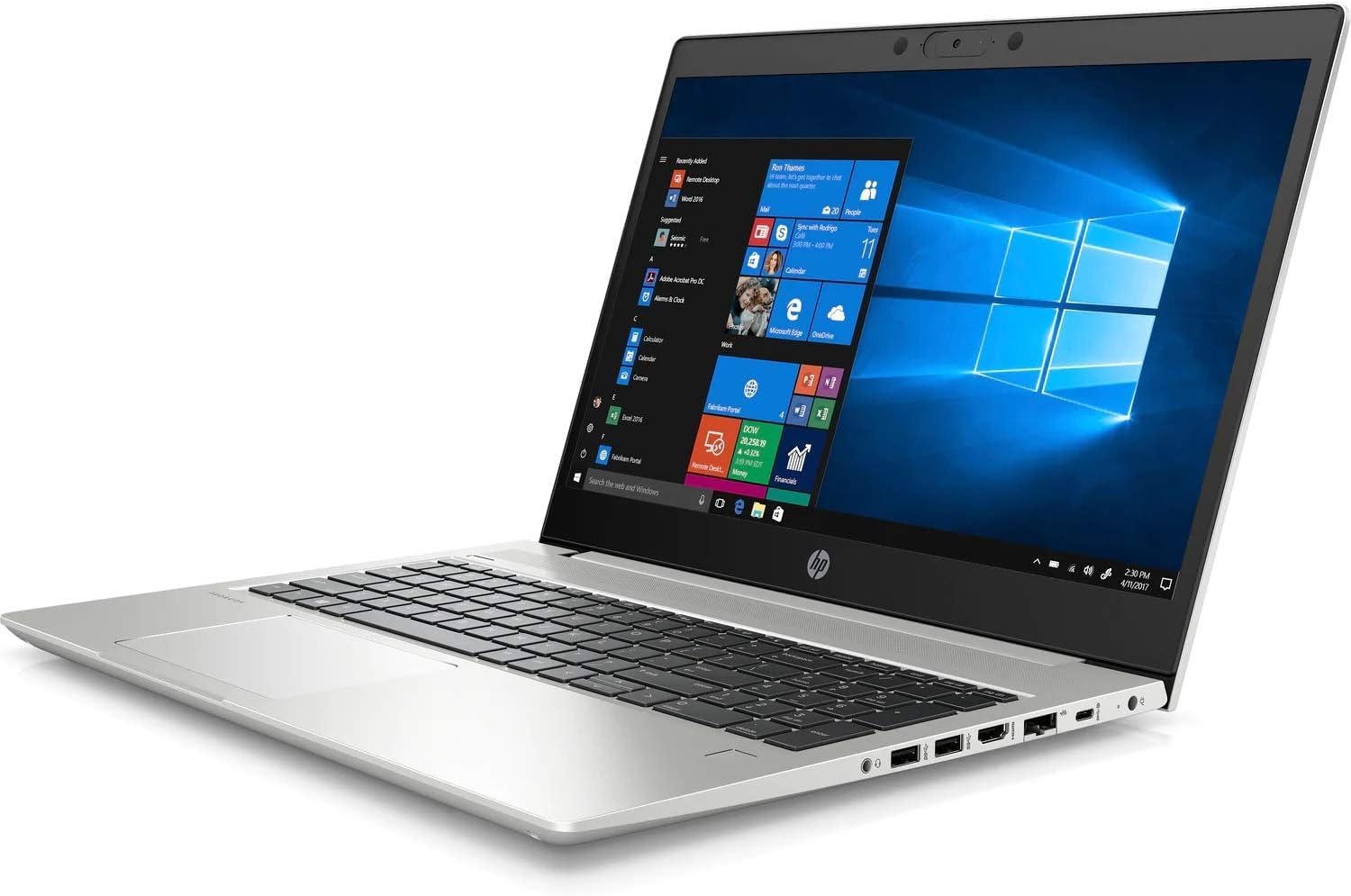 HP ProBook 450 G7 15.6' HD Laptop – Intel Core i5-10210U, 16GB DDR4 RAM, 256GB NVMe SSD, Intel UHD Graphics, Windows 11 Pro, Business Notebook (Renewed)