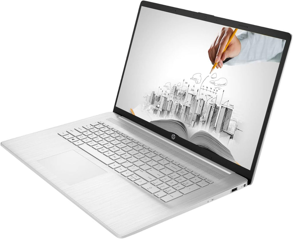 HP 17 Business Laptop, 17.3' HD+ Display, 11th Gen Intel Core i3-1125G4 Processor, 16GB RAM, 512GB SSD, Wi-Fi, HDMI, Webcam, Windows 11 Pro, Silver
