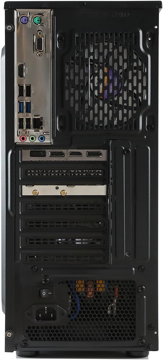 MXZ Gaming Desktop PC Computer I5 9400F,RTX2060, B365,8GB DDR4, NVME 500G SSD, 5 RBG Fans, Windows 11 Pro Ready to use,I5 9400F| RTX2060
