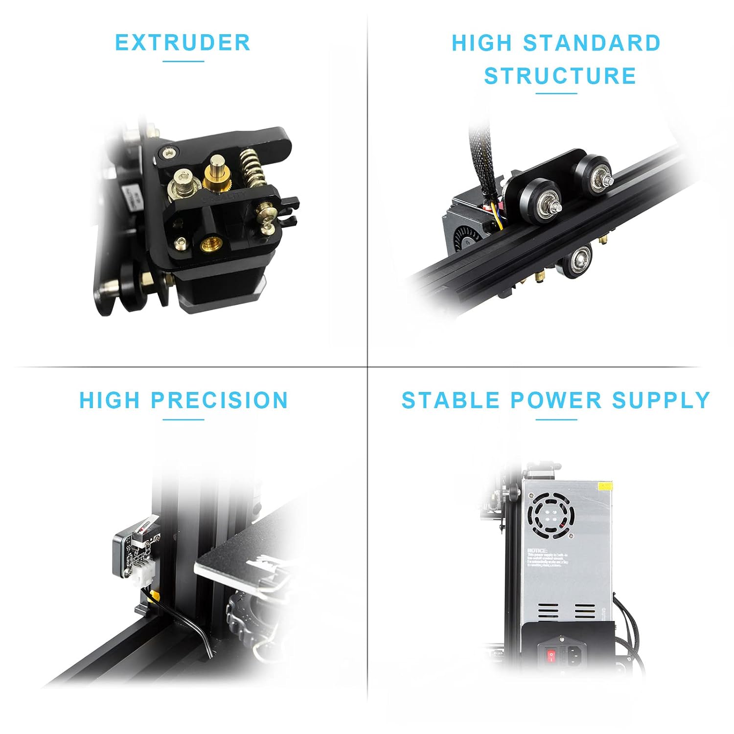 Creality Ender 3 3D Printer with Ender 3 4010 Extruder Hotend Fans