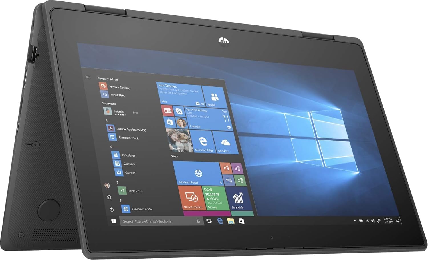 HP ProBook x360 11 G5 EE 11.6' 2-in-1 Touchscreen Notebook Computer (Intel 4-Core Pentium Silver N5030, 8GB RAM, 256GB SSD, Window 11 Pro) (Renewed)